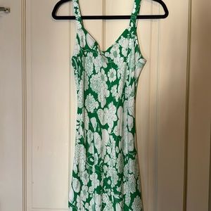 J. Crew floral slip dress
